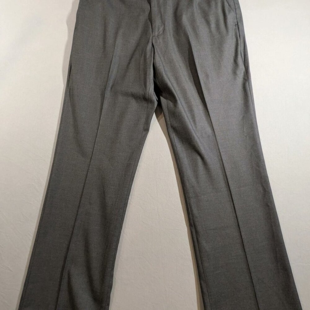 Perry Ellis Portfolio Men's Charcoal Gray City Fit Dress Pants Size 34x29